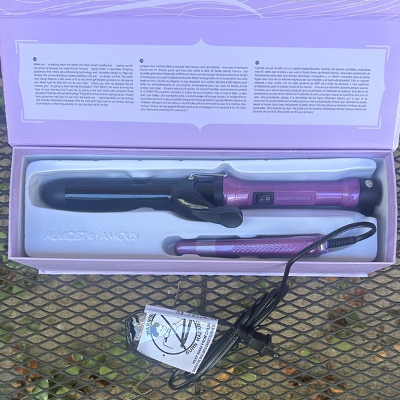 NWT. Almost Famous Limited Edition Hair Curler - Violet Tyrian - Picture 11 of 16